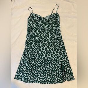 Floral Green Dress